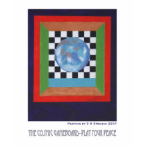 The Cosmic Gameboard--Play Your Peace t-shirts