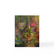 "The Cottage" Art notecard