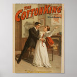 The Cotton King, 'You Coward!' Retro Theater Print