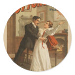 The Cotton King, 'You Coward!' Retro Theater Sticker