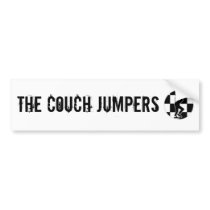 The Couch Jumpers sticker bumper stickers