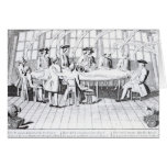 The Council of War in 1756 Greeting Card
