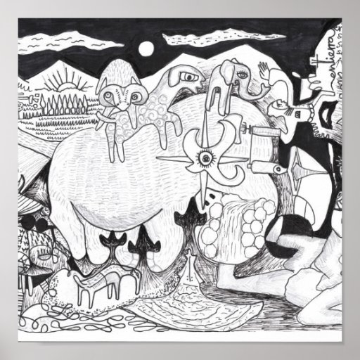 the country genie print