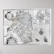 The County of Leinster with the City of Dublin Posters