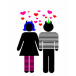 The Couple by Ananda Rose t-shirts