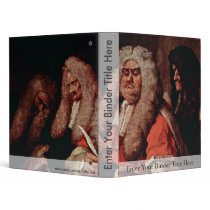 The Court By Hogarth, William (Best Quality) 3 Ring Binders
