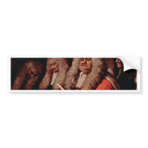 The Court By Hogarth, William (Best Quality) Bumper Stickers