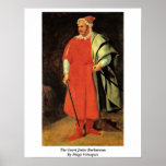 The Court Jester Barbarossa By Diego Velazquez posters