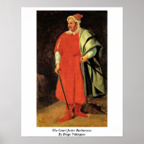 The Court Jester Barbarossa By Diego Velazquez Poster