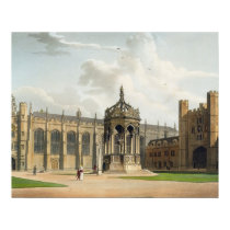 The Court of Trinity College, Cambridge, from 'The Print