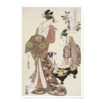 The Courtesan Nakagawa,  Eishi, 1795 posters