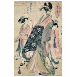 The courtesan Sayagata by Hosoda,Eishi t-shirts