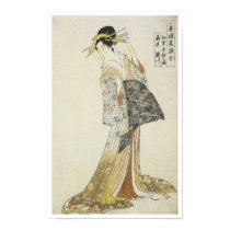 The Courtesan Takikawa, Eishu, 1796 posters