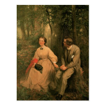 The Courtship by George Cochran Lambdin Post Card