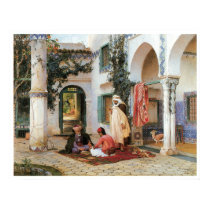 The Courtyard, 1873 Poster