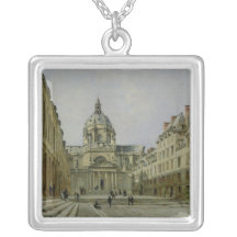 The Courtyard of the Old Sorbonne, 1886 Custom Necklace
