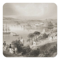 The Cove of Cork , County Cork, Ireland Square Sticker