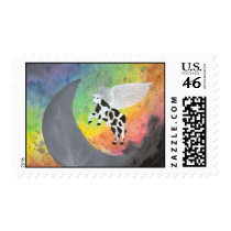 & the cow flew over the moon... stamps