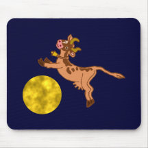 the cow jumped more over the moon… mousepad