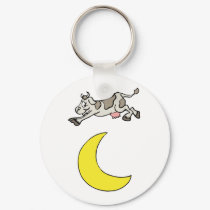 The Cow Jumped Over The Moon keychains