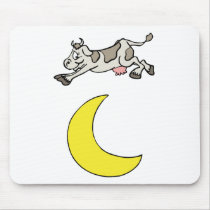 The Cow Jumped Over The Moon mousepads