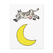 The Cow Jumped Over The Moon postcards