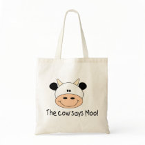 The Cow Says Moo Tote Bag
