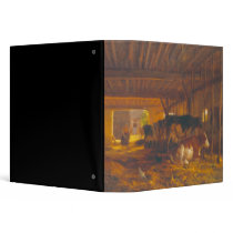 The Cow shed, 19th century Vinyl Binders