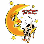 The cow slumped over the moon 2 cut outs