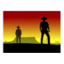 The Cowboy Western Arizona Duel Print Poster