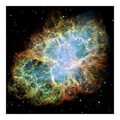The Crab Nebula. Poster by fmayhar