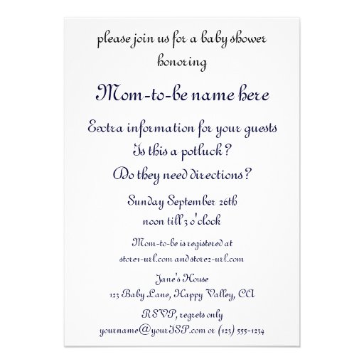 The Cradle by Berthe Morisot, Elegant Baby Shower Custom Announcements