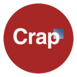 The Crap Logo stickers