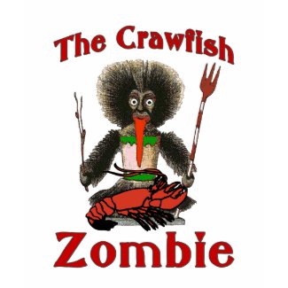 The Crawfish Zombie shirt