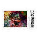 The Crazy Man's Vision postage