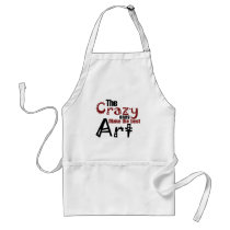 The crazy ones make the best art aprons
