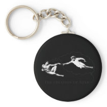 The Creation of Adam (god) Key Chain