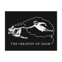 The Creation of Adam (god) Postcard