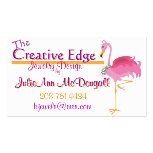 The Creative Edge Card A Business Card (front side)