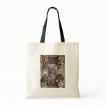 The Creator God, And Four Youths By Michelangelo Tote Bags
