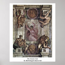 The Creator God By Michelangelo Buonarroti Posters