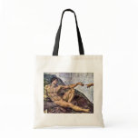 The Creator God Creates Adam  By Michelangelo Buon Tote Bags