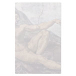 The Creator God Creates Adam  By Michelangelo Buon Stationery