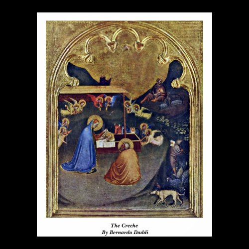 The Creche By Bernardo Daddi Posters