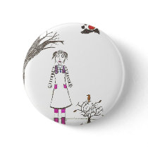 The creepy clown girl buttons