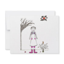 The creepy clown girl invitations by loudesigns The creepy clown girl invitations