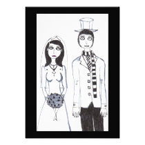The Creepy Wedding invitations