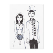 The Creepy Wedding Postcard