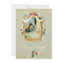 The Crib 2a  Baby Shower Personalized Announcements