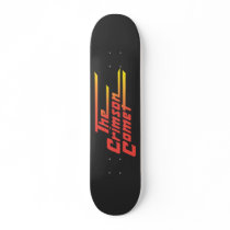 The Crimson Comet Logo Skate Boards